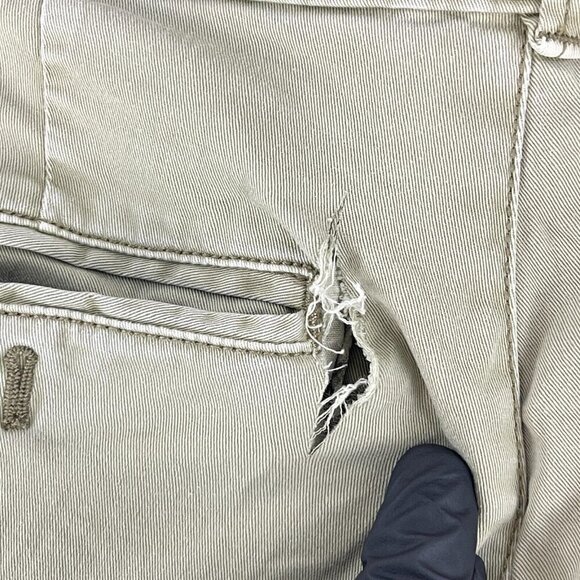 Anthropologie Tan‎ Chino Relaxed Straight Leg Pants Womens Casual Size 28 - Picture 12 of 16